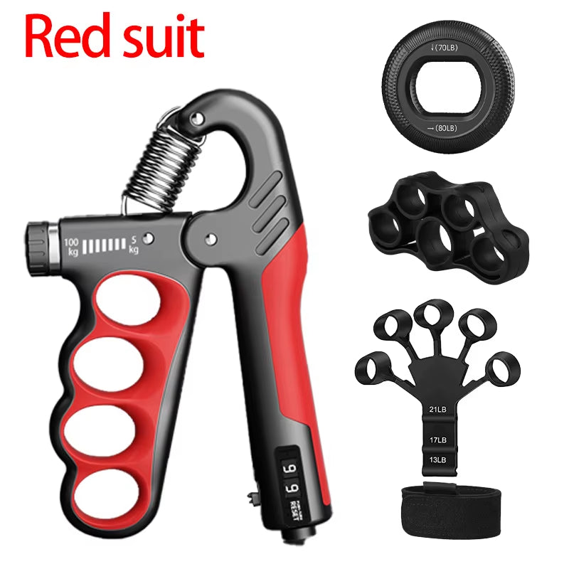 Adjustable Grip Strengthener for Muscle Recovery and Hand Exercise - Available in 5-60/100/150Kg