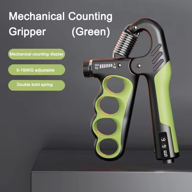 Adjustable Grip Strengthener for Muscle Recovery and Hand Exercise - Available in 5-60/100/150Kg