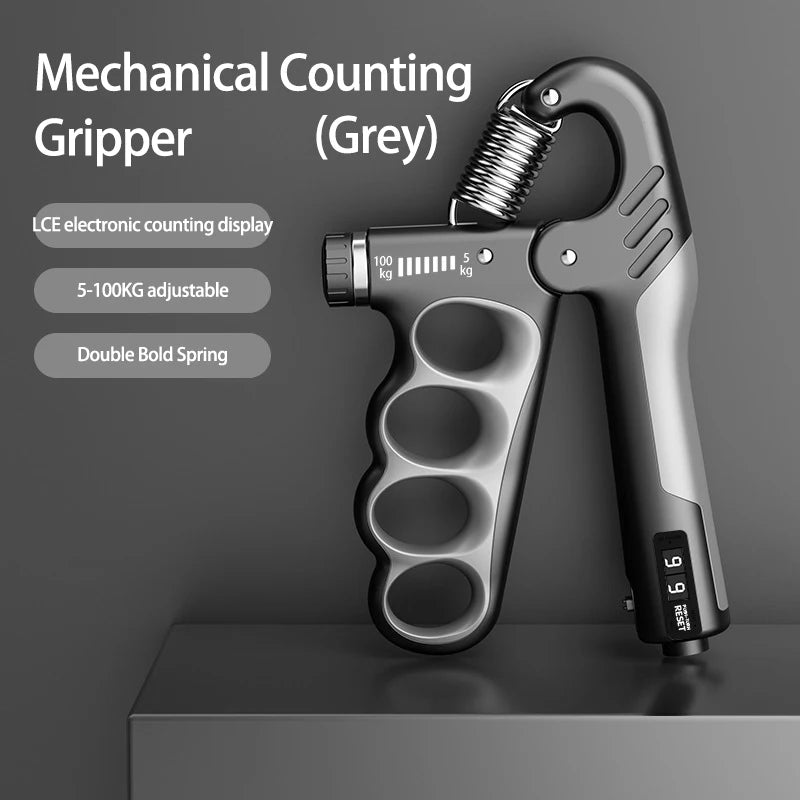 Adjustable Grip Strengthener for Muscle Recovery and Hand Exercise - Available in 5-60/100/150Kg