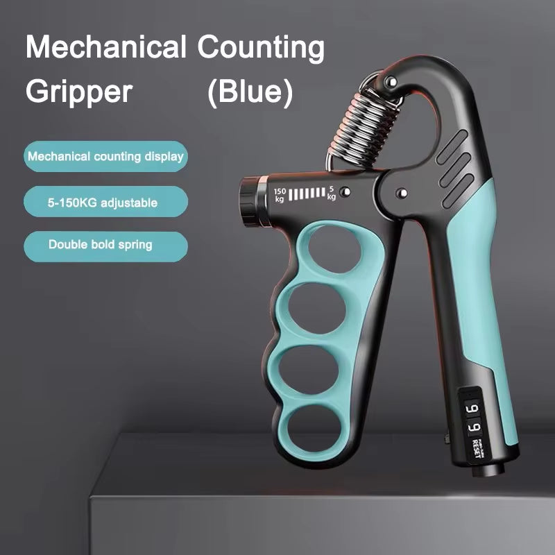 Adjustable Grip Strengthener for Muscle Recovery and Hand Exercise - Available in 5-60/100/150Kg