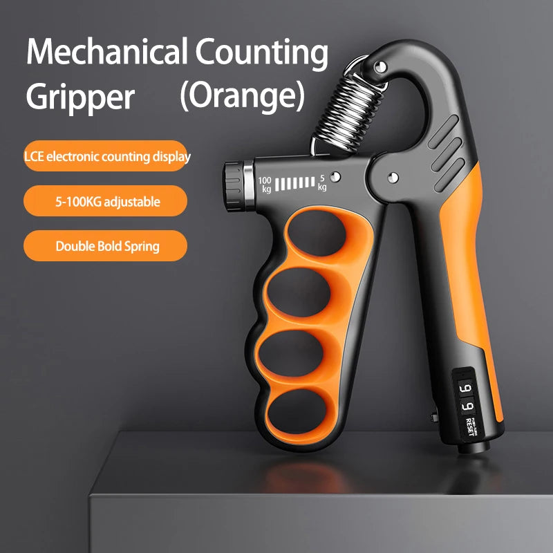 Adjustable Grip Strengthener for Muscle Recovery and Hand Exercise - Available in 5-60/100/150Kg